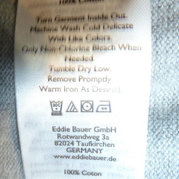 Eddie Bauer - NWOT Tunic Raglan  Sweater w/Crewneck decor  size L - Picture 9 of 11